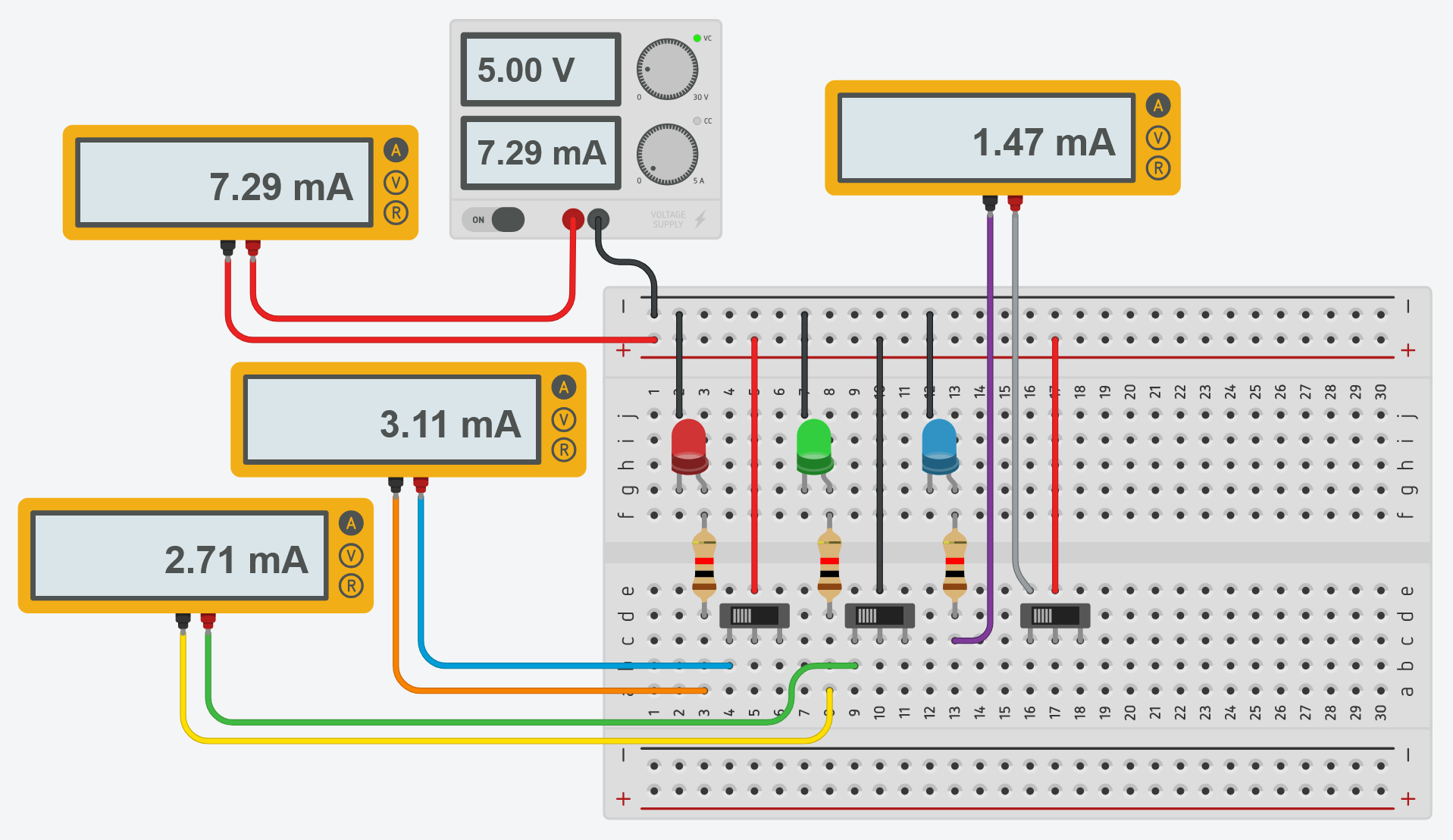 Ideal Breadboard Wiring